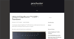 Desktop Screenshot of peschuster.de